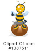 Male Bee Clipart #1387511 by Julos