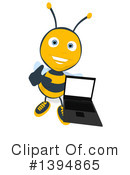Male Bee Clipart #1394865 by Julos