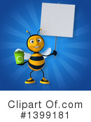 Male Bee Clipart #1399181 by Julos