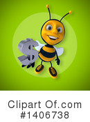 Male Bee Clipart #1406738 by Julos