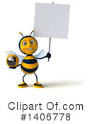 Male Bee Clipart #1406778 by Julos