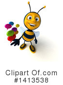 Male Bee Clipart #1413538 by Julos