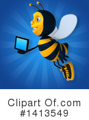 Male Bee Clipart #1413549 by Julos