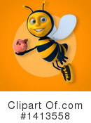 Male Bee Clipart #1413558 by Julos