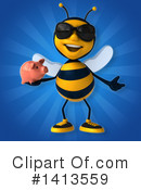 Male Bee Clipart #1413559 by Julos