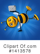 Male Bee Clipart #1413578 by Julos