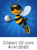 Male Bee Clipart #1413583 by Julos