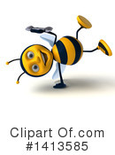 Male Bee Clipart #1413585 by Julos