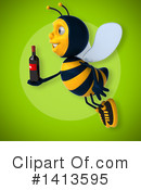 Male Bee Clipart #1413595 by Julos