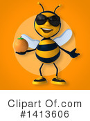 Male Bee Clipart #1413606 by Julos