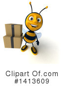 Male Bee Clipart #1413609 by Julos