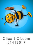 Male Bee Clipart #1413617 by Julos