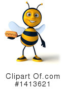 Male Bee Clipart #1413621 by Julos