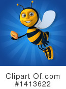 Male Bee Clipart #1413622 by Julos