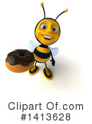 Male Bee Clipart #1413628 by Julos