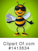 Male Bee Clipart #1413634 by Julos