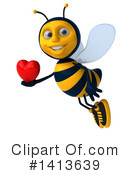 Male Bee Clipart #1413639 by Julos