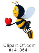 Male Bee Clipart #1413641 by Julos