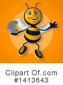 Male Bee Clipart #1413643 by Julos