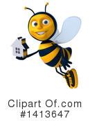 Male Bee Clipart #1413647 by Julos