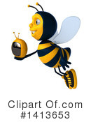 Male Bee Clipart #1413653 by Julos