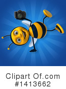 Male Bee Clipart #1413662 by Julos