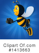 Male Bee Clipart #1413663 by Julos