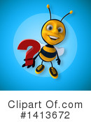 Male Bee Clipart #1413672 by Julos