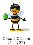 Male Bee Clipart #1413679 by Julos