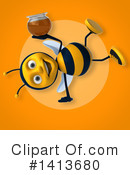 Male Bee Clipart #1413680 by Julos