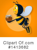 Male Bee Clipart #1413682 by Julos
