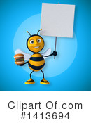 Male Bee Clipart #1413694 by Julos