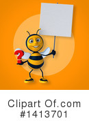 Male Bee Clipart #1413701 by Julos
