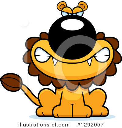 Royalty-Free (RF) Male Lion Clipart Illustration by Cory Thoman - Stock Sample #1292057