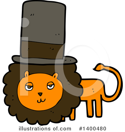 Royalty-Free (RF) Male Lion Clipart Illustration by lineartestpilot - Stock Sample #1400480