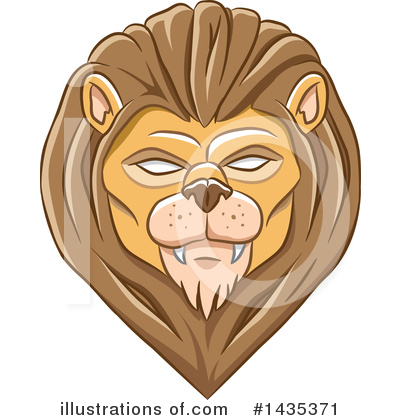 Royalty-Free (RF) Male Lion Clipart Illustration by cidepix - Stock Sample #1435371