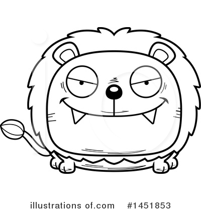 Royalty-Free (RF) Male Lion Clipart Illustration by Cory Thoman - Stock Sample #1451853