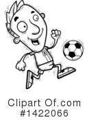 Male Soccer Player Clipart #1422066 by Cory Thoman