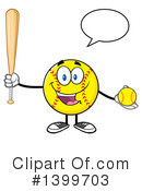 Male Softball Clipart #1399703 by Hit Toon