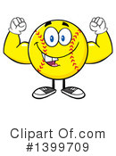 Male Softball Clipart #1399709 by Hit Toon