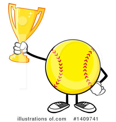 Male Softball Clipart #1409741 by Hit Toon