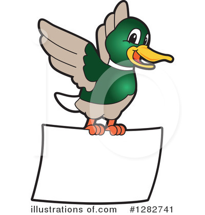 Royalty-Free (RF) Mallard Duck Clipart Illustration by Mascot Junction - Stock Sample #1282741