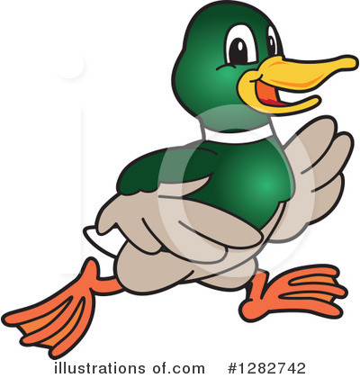 Royalty-Free (RF) Mallard Duck Clipart Illustration by Mascot Junction - Stock Sample #1282742