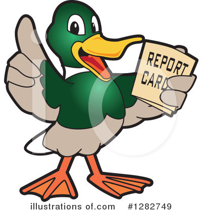 Royalty-Free (RF) Mallard Duck Clipart Illustration by Mascot Junction - Stock Sample #1282749