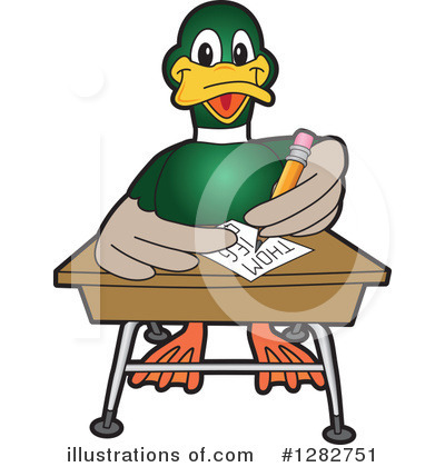 Royalty-Free (RF) Mallard Duck Clipart Illustration by Mascot Junction - Stock Sample #1282751