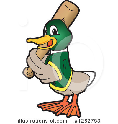 Royalty-Free (RF) Mallard Duck Clipart Illustration by Mascot Junction - Stock Sample #1282753