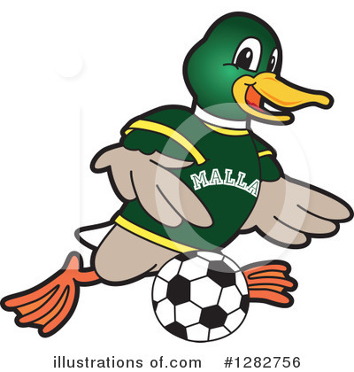 Royalty-Free (RF) Mallard Duck Clipart Illustration by Mascot Junction - Stock Sample #1282756