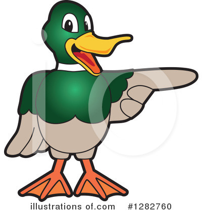 Royalty-Free (RF) Mallard Duck Clipart Illustration by Mascot Junction - Stock Sample #1282760