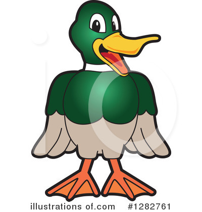 Royalty-Free (RF) Mallard Duck Clipart Illustration by Mascot Junction - Stock Sample #1282761