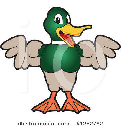 Royalty-Free (RF) Mallard Duck Clipart Illustration by Mascot Junction - Stock Sample #1282762